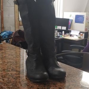 Dolce Vita Black Tall Riding Boots